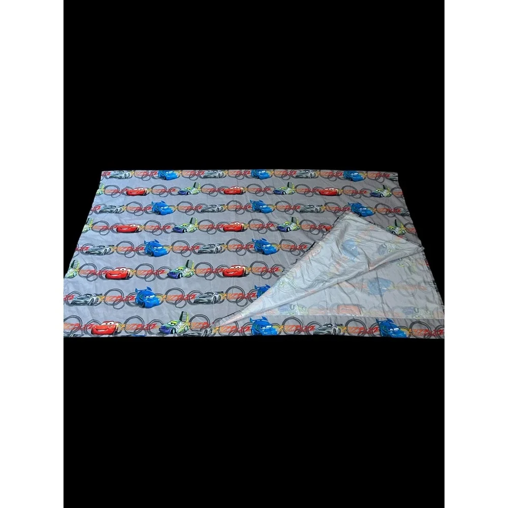 Disney Pixar Cars Flat Sheet Full Grey Lightning McQueen Francesco Bernoulli
